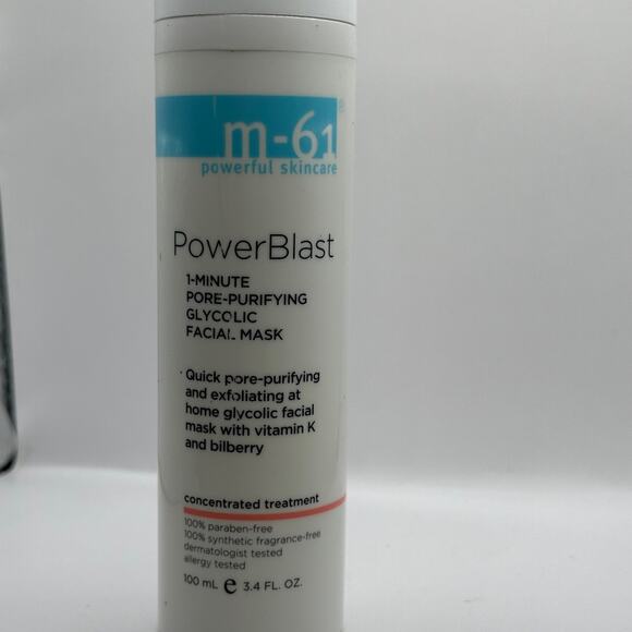 M-61 PowerBlast - 1 Minute Pore-Purifying Glycolic Facial Mask, 3.4 oz - Picture 1 of 4